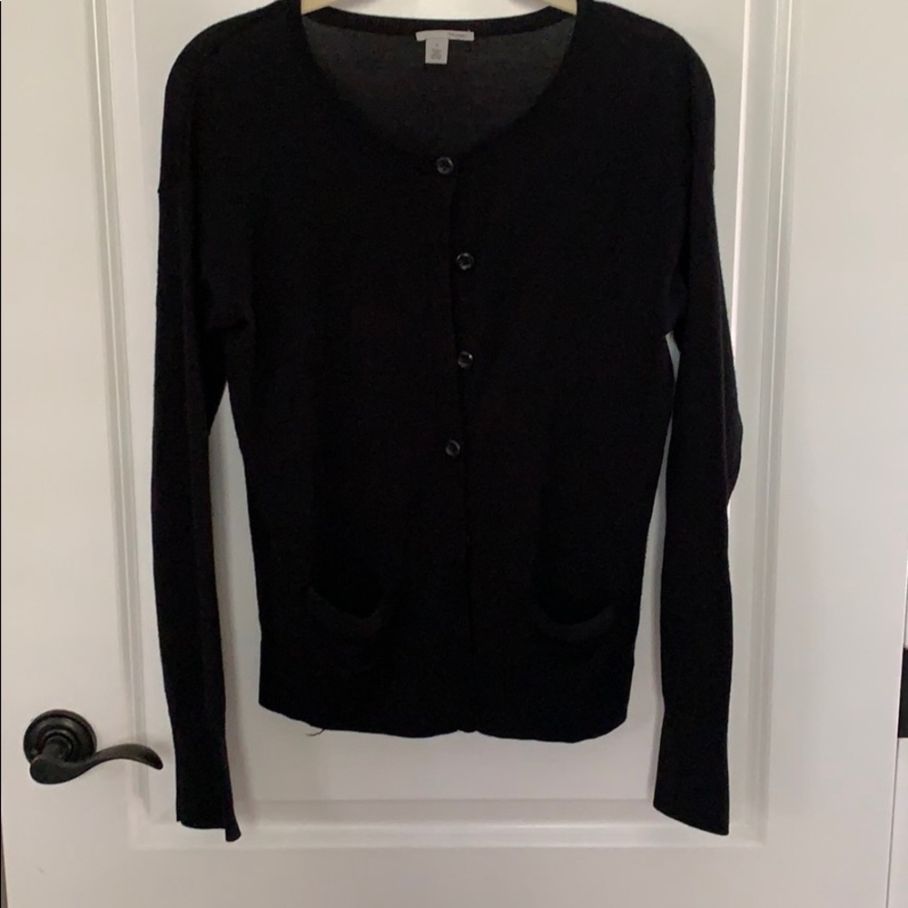 Halogen black sz m cardigan